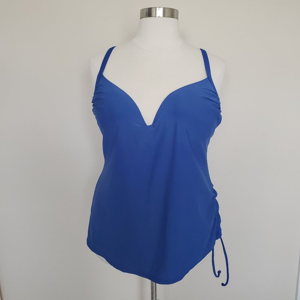 Lane Bryant Plus Size 20 Swim Wear One Piece Blue